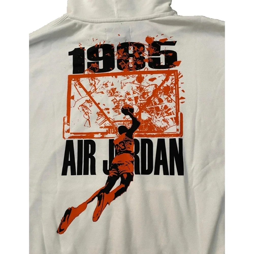 Nike Jordan Hoodie Mens XL Sweatshirt Brooklyn Oversized Pullover IF5853-133